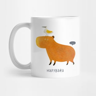 Hapybara Capybara Mug